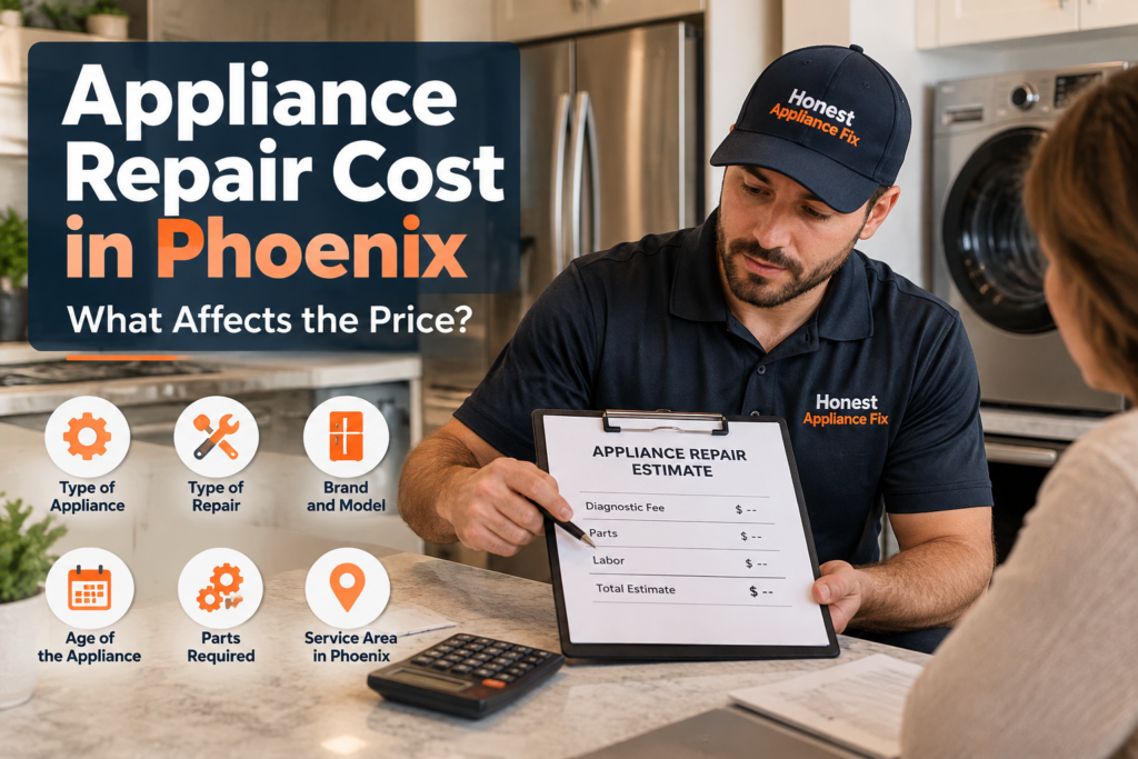 Appliance repair cost in Phoenix