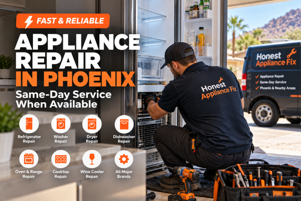 Fast appliance repair in Phoenix